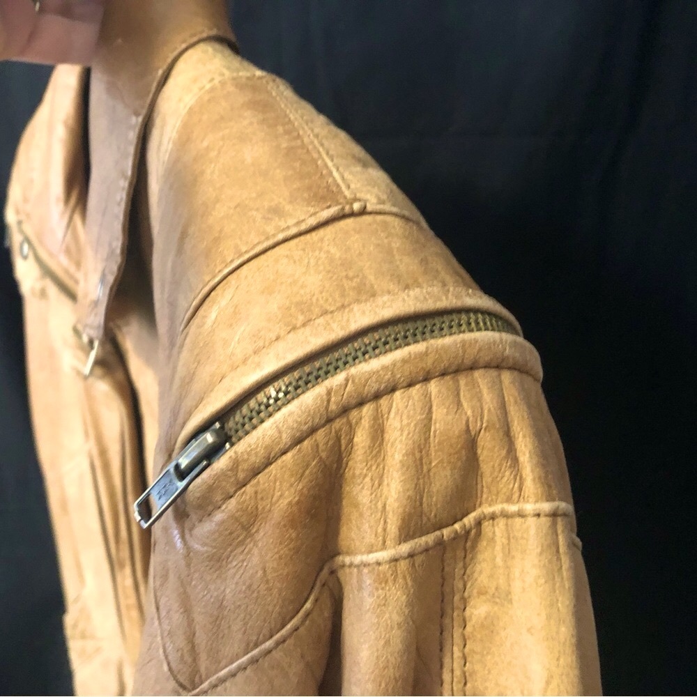 Leather Bomber Jacket Ladies Size Othello